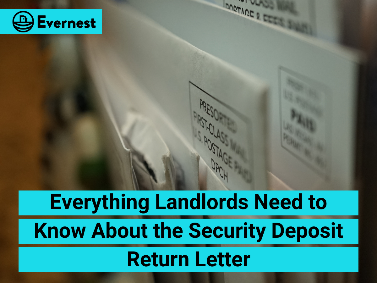 Everything Landlords Need to Know About the Security Deposit Return Letter